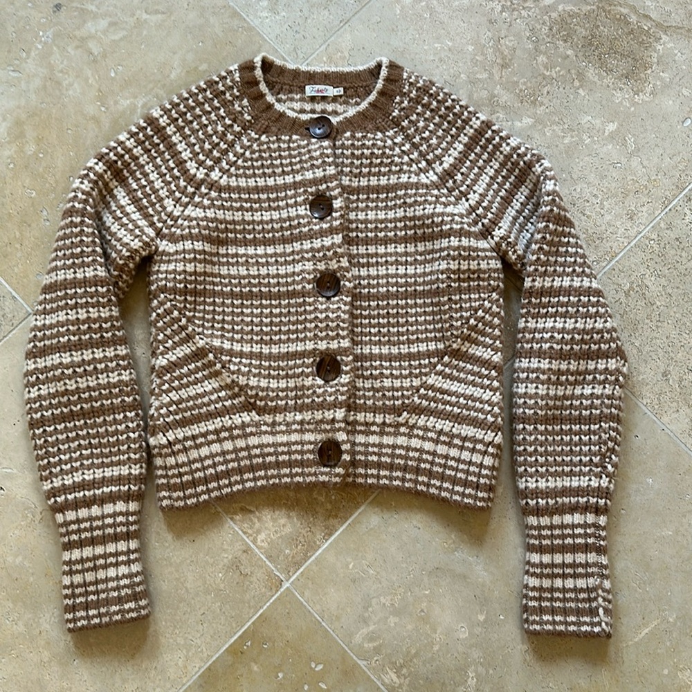 Faherty Alpaca Chunky Knit Cardigan